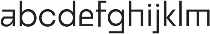 Ranberg Regular otf (400) Font LOWERCASE