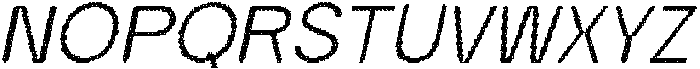 Ranberg Rounded Disco Italic otf (400) Font UPPERCASE