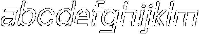 Ranberg Rounded Pixel Outline otf (400) FONT