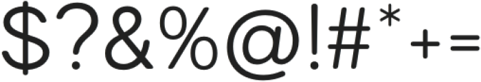 RanbergRounded-Regular otf (400) Font OTHER CHARS