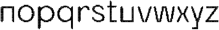 RanbergRoundedDisco-Regular otf (400) Font LOWERCASE
