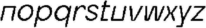 RanbergRoundedPixel-Regular otf (400) Font LOWERCASE