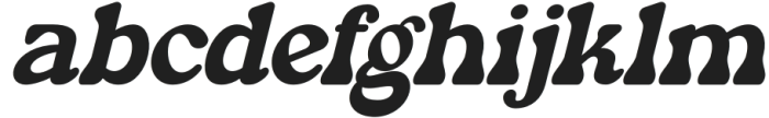 Ranbiray Italic otf (400) Font LOWERCASE