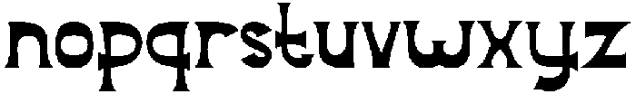 Rancho Camino otf (400) Font LOWERCASE