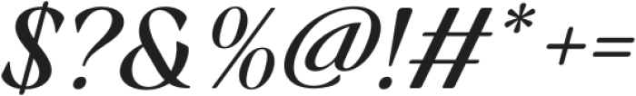 Randeta Olindra Medium Italic otf (500) Font OTHER CHARS