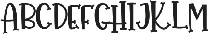 Random Niche Serif otf (400) Font UPPERCASE