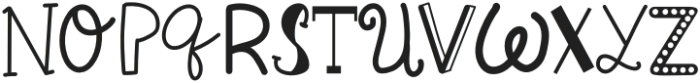 Randomly Ransom Regular otf (400) Font UPPERCASE