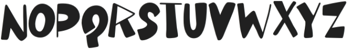 Randomly Regular otf (400) Font UPPERCASE