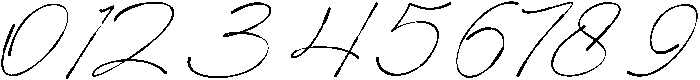 Ranessa Script otf (400) Font OTHER CHARS