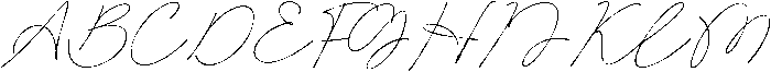 Ranessa Script otf (400) Font UPPERCASE