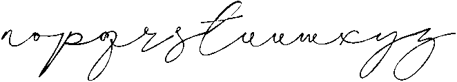 Ranessa Script otf (400) Font LOWERCASE