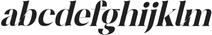 Ranfgih Italic otf (400) Font LOWERCASE