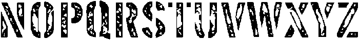 Ranger Block Regular otf (400) Font UPPERCASE