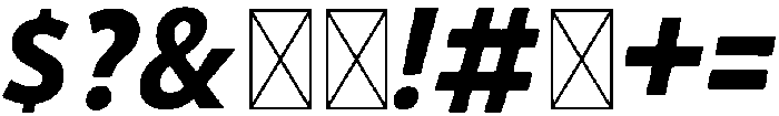 Ranger Regular otf (400) Font OTHER CHARS