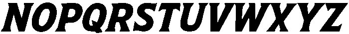 Ranger Regular otf (400) Font LOWERCASE