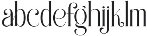 Rangin Regular otf (400) Font LOWERCASE