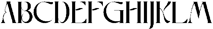 Raniosa Regular otf (400) Font UPPERCASE