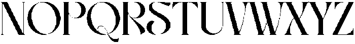 Raniosa Regular otf (400) Font UPPERCASE