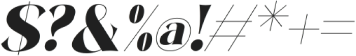 Ransley Bold Italic ttf (700) Font OTHER CHARS