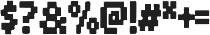 Ransom Pixel Regular otf (400) Font OTHER CHARS