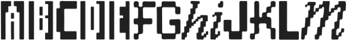 Ransom Pixel Regular otf (400) Font UPPERCASE