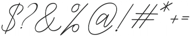 Ranuella Slant Italic otf (400) Font OTHER CHARS