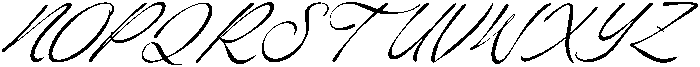 Ranuficah Italic otf (400) Font UPPERCASE