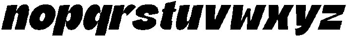 Rapid Squad Italic otf (400) Font LOWERCASE