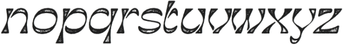 Rapsed Stamp Italic otf (400) Font LOWERCASE