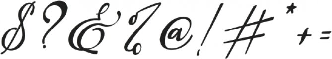 Raregold Italic ttf (400) Font OTHER CHARS