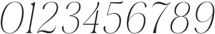 Rasbern ExtraLight Italic otf (200) Font OTHER CHARS