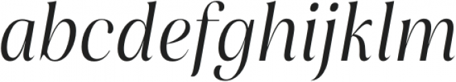 Rasbern-Italic otf (400) Font LOWERCASE