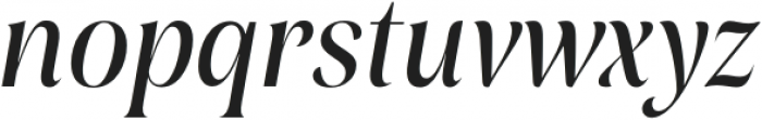 Rasbern Medium Italic otf (500) Font LOWERCASE