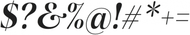 Rasbern SemiBold Italic otf (600) Font OTHER CHARS