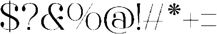 Raslera otf (400) Font OTHER CHARS