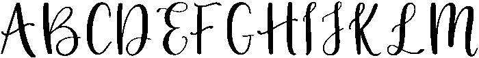 Raspberry Script otf (400) Font UPPERCASE