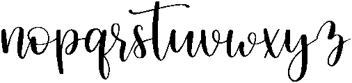 Raspberry Script otf (400) Font LOWERCASE