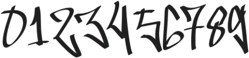 Raspy Graffiti Font Regular otf (400) Font OTHER CHARS