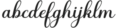 Rastalia Italic Italic otf (400) Font LOWERCASE