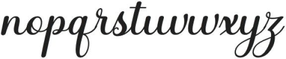 Rastalia Italic Italic otf (400) Font LOWERCASE