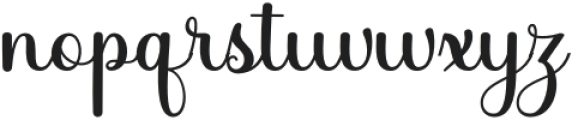 Rastalia Regular otf (400) Font LOWERCASE