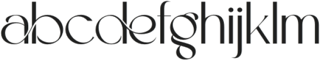 Rastegar otf (400) Font LOWERCASE