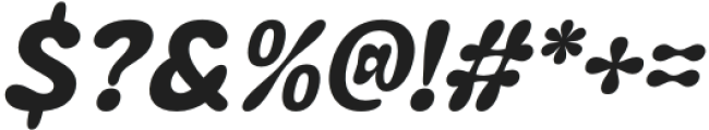 Rastely Italic otf (400) Font OTHER CHARS
