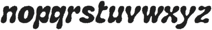 Rastely Rough Italic otf (400) Font LOWERCASE