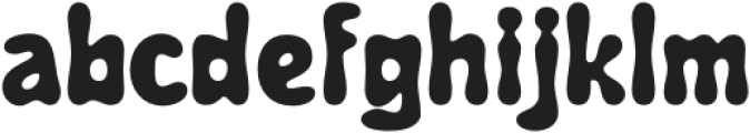 RastelyBlur-Regular otf (400) Font LOWERCASE