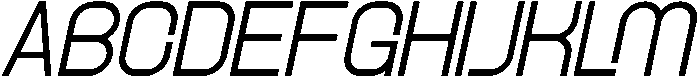 Rastera Italic otf (400) Font UPPERCASE