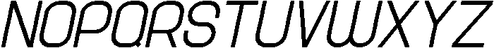 Rastera Italic otf (400) Font UPPERCASE