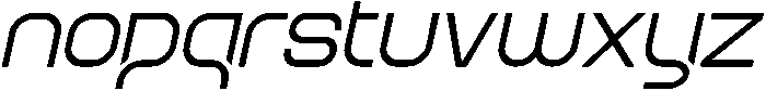 Rastera Italic otf (400) Font LOWERCASE