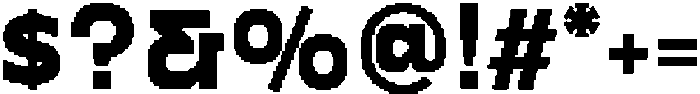 Rasteron Pixelated otf (400) Font OTHER CHARS
