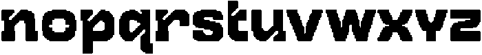 Rasteron Pixelated otf (400) Font LOWERCASE